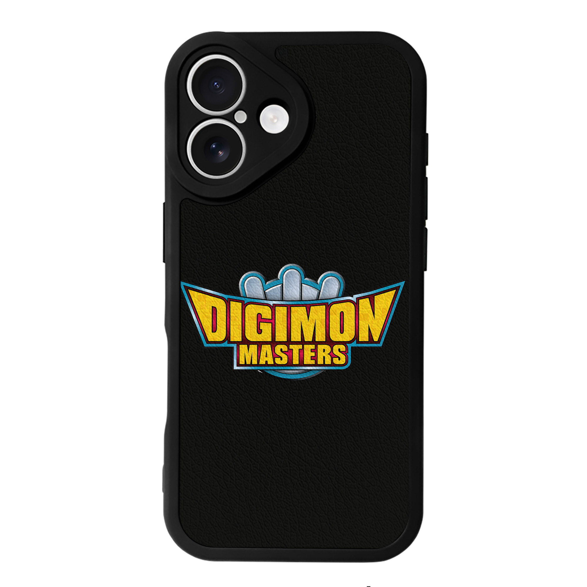 （画像用） Digimon デジタルモンスター/デジモン 【iPhone 16シリーズ対応】シリコンスマホケース（レザー調） 材質：シリコン